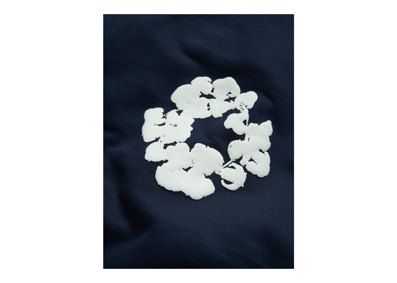 Denim Tears Cotton Wreath Hoodie Navy - görsel 4