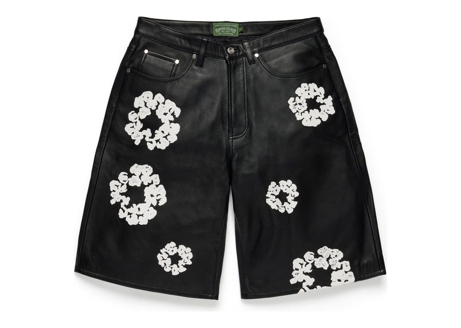 Denim Tears Cotton Wreath Leather Short Multi