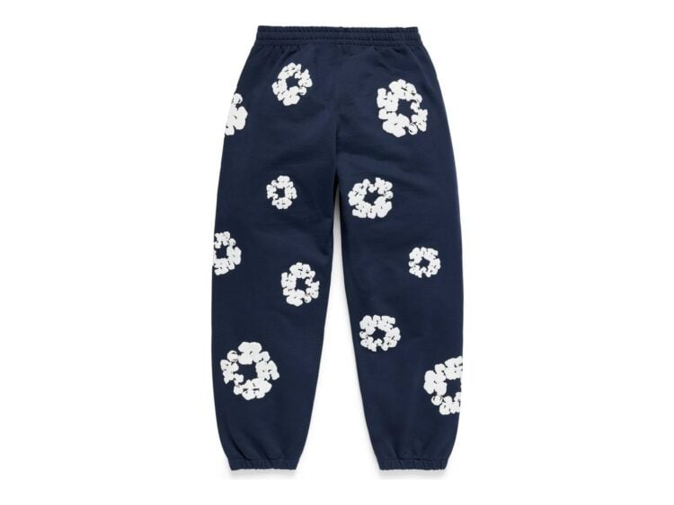Denim Tears Cotton Wreath Sweatpants Navy