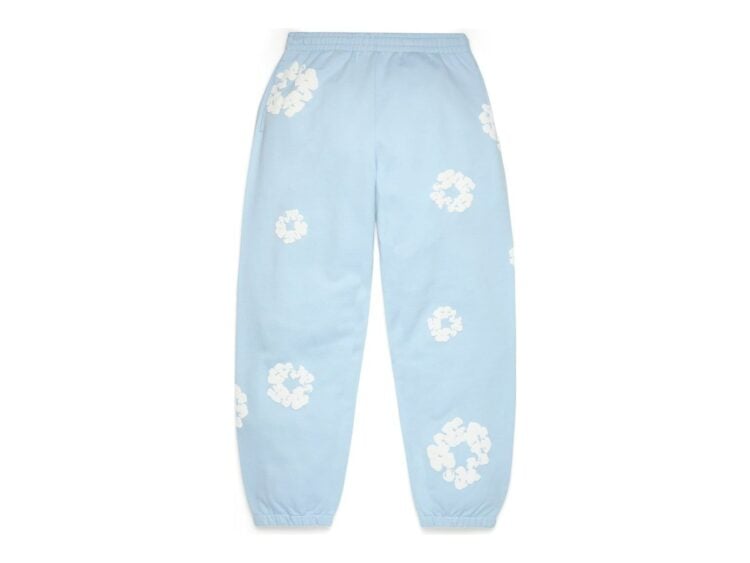Denim Tears Cotton Wreath Sweatpants Powder Blue