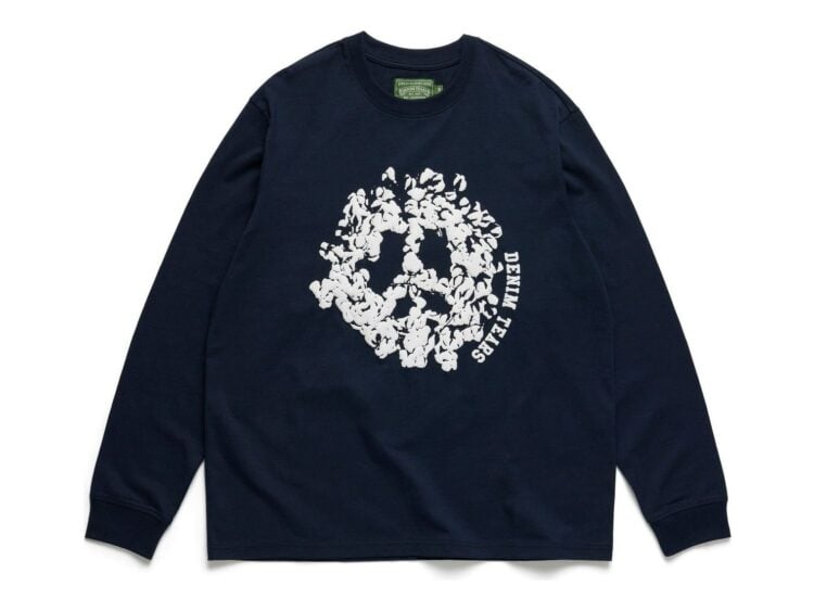 Denim Tears Denim U Long Sleeve Tee Navy