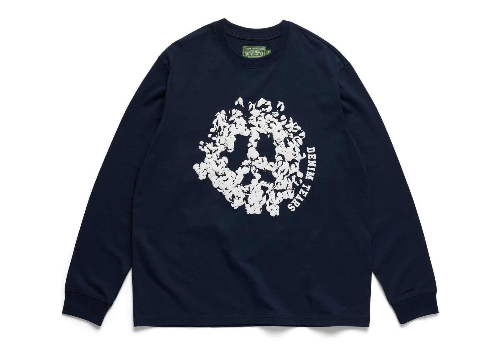 Denim Tears Denim U Long Sleeve Tee Navy