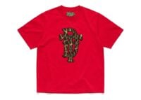 Denim Tears Faux Fur Leopard Tee Red