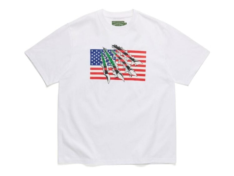 Denim Tears Flag Claw Tee White