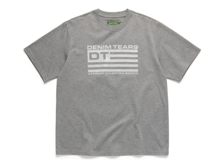 Denim Tears Flag Tee Grey