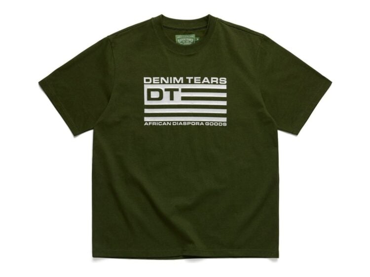 Denim Tears Flag Tee Military Green