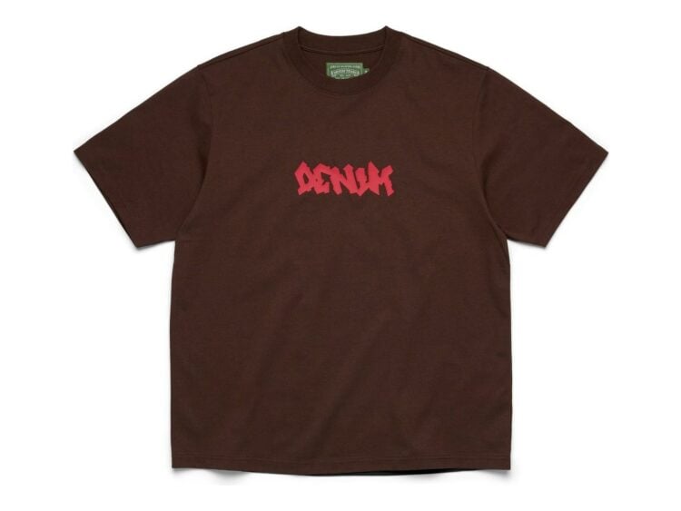 Denim Tears Handstyle Tee Brown