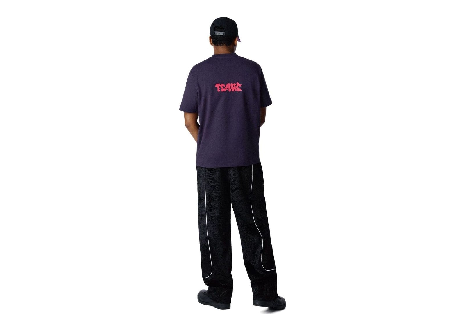 Denim Tears Handstyle Tee Purple - görsel 3
