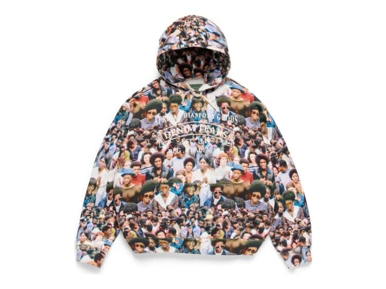 Denim Tears Harlem Festival ADG Stamp Hoodie