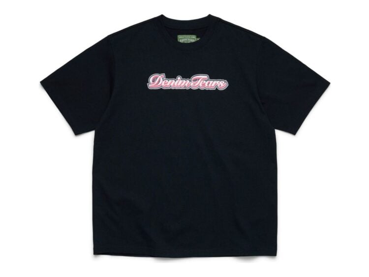 Denim Tears Hollis Font Tee Black