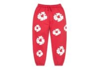 Denim Tears Kids Cotton Wreath Sweatpants Red