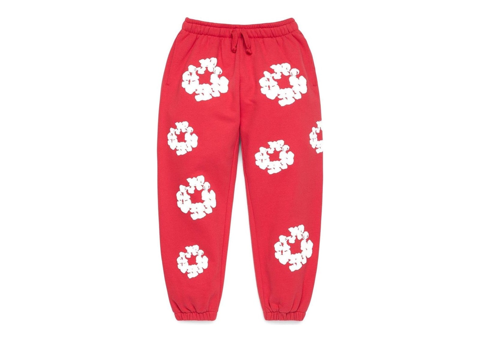 Denim Tears Kids Cotton Wreath Sweatpants Red