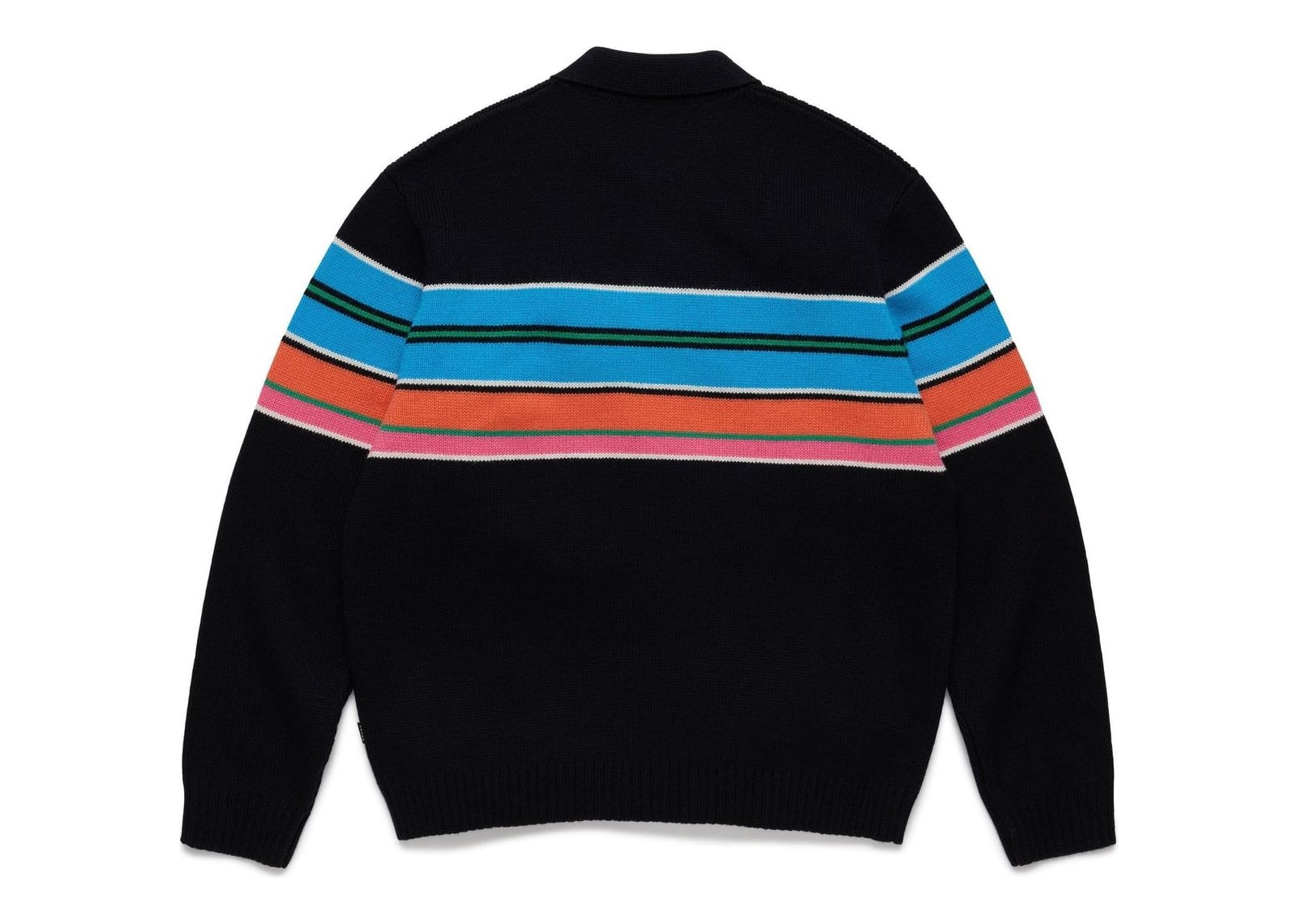 Denim Tears Knit Striped Polo Sweater Multi - görsel 6