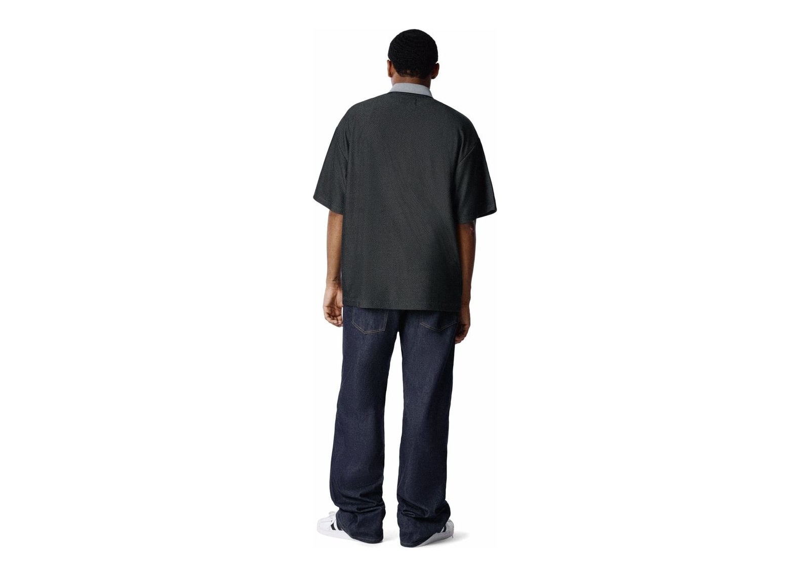 Denim Tears Masters Metallic Quarter-Zip Polo - görsel 3