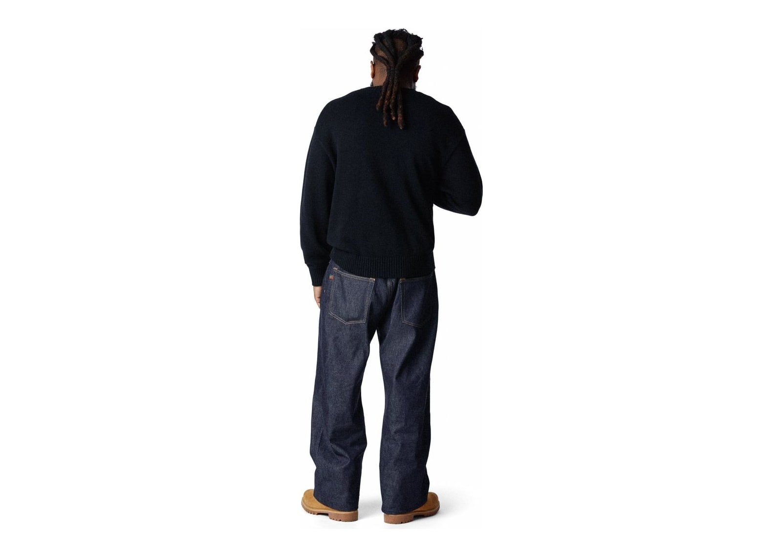 Denim Tears Pan-African American Sweater Black - görsel 3
