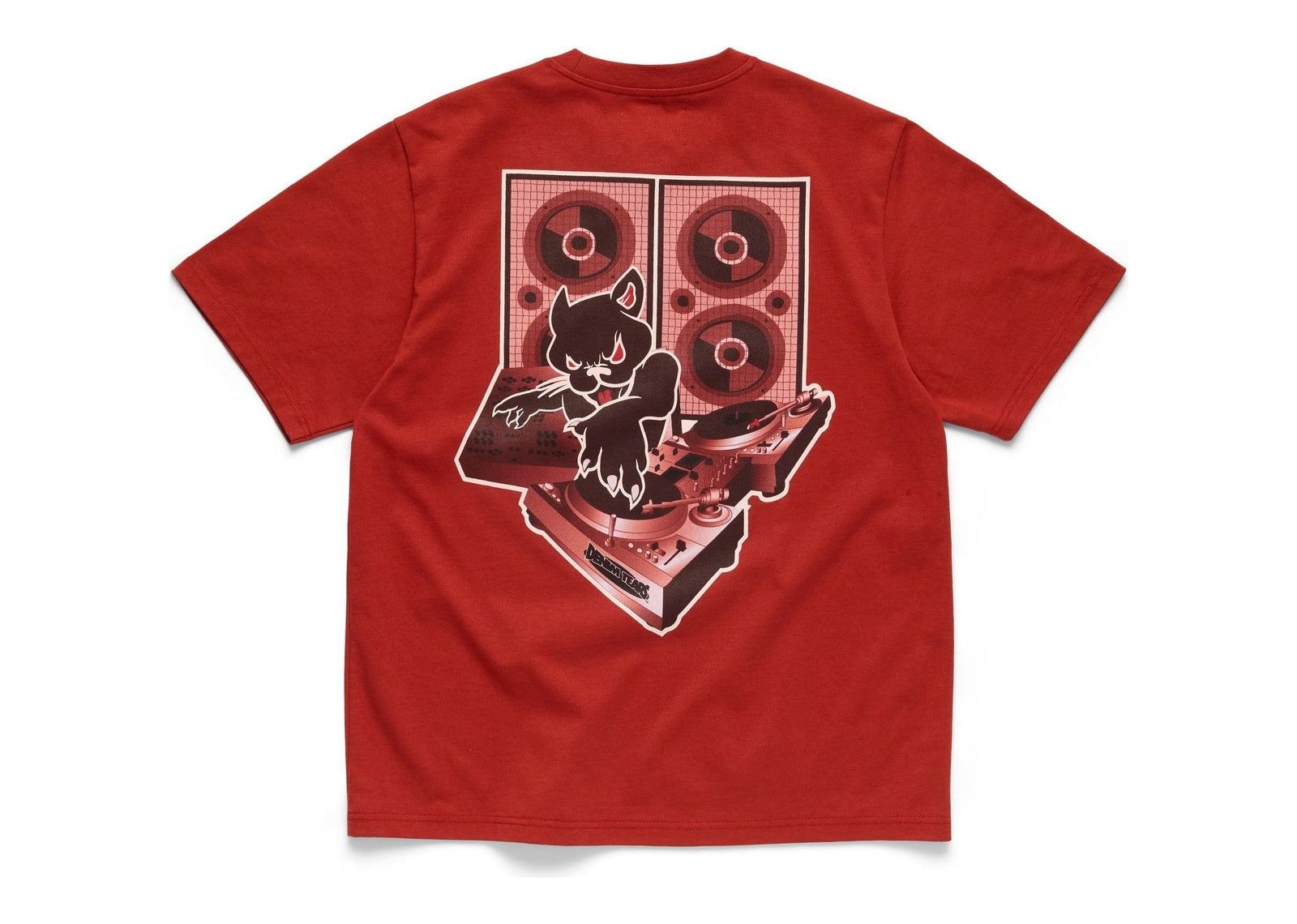 Denim Tears Panther DJ Tee Red - görsel 2