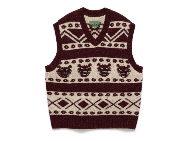 Denim Tears Panther Knit Sweater Vest Multi