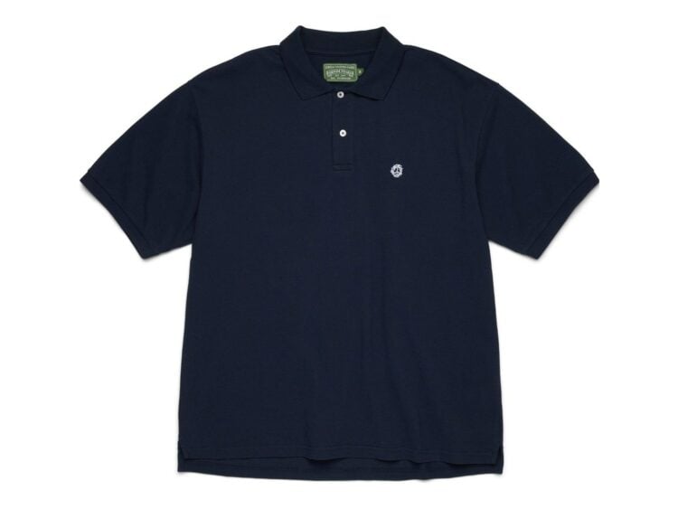 Denim Tears Peace Wreath Polo Navy