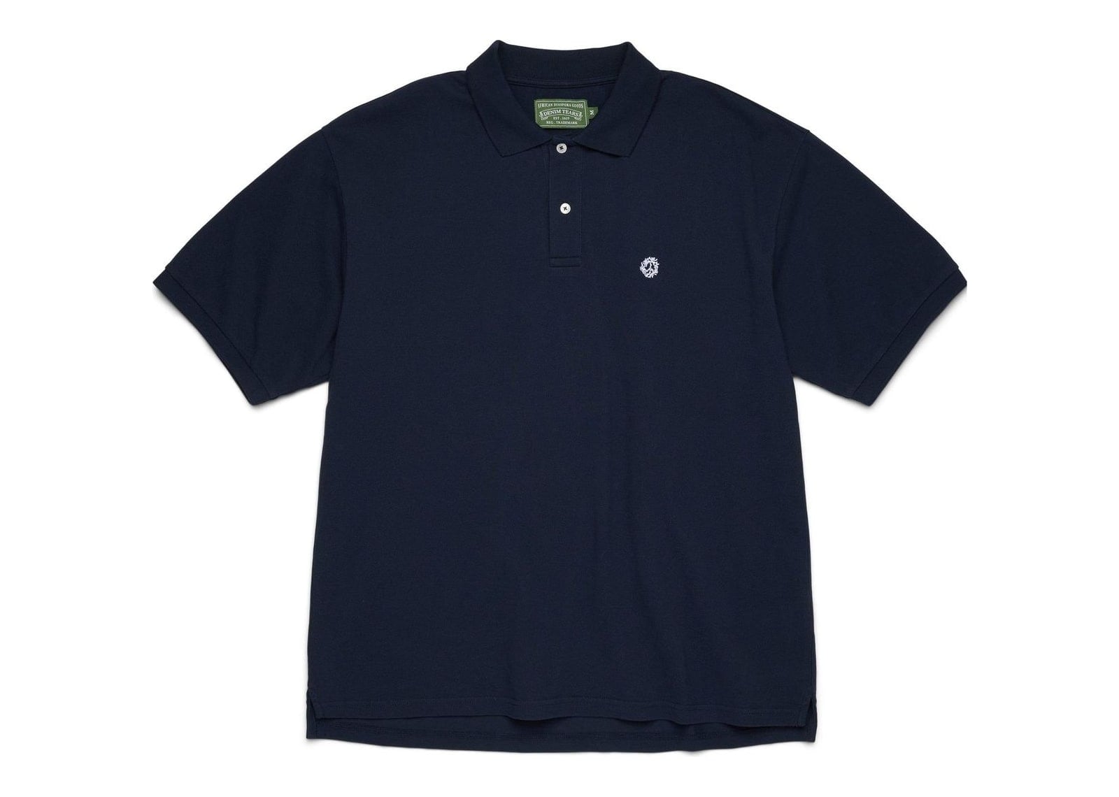 Denim Tears Peace Wreath Polo Navy