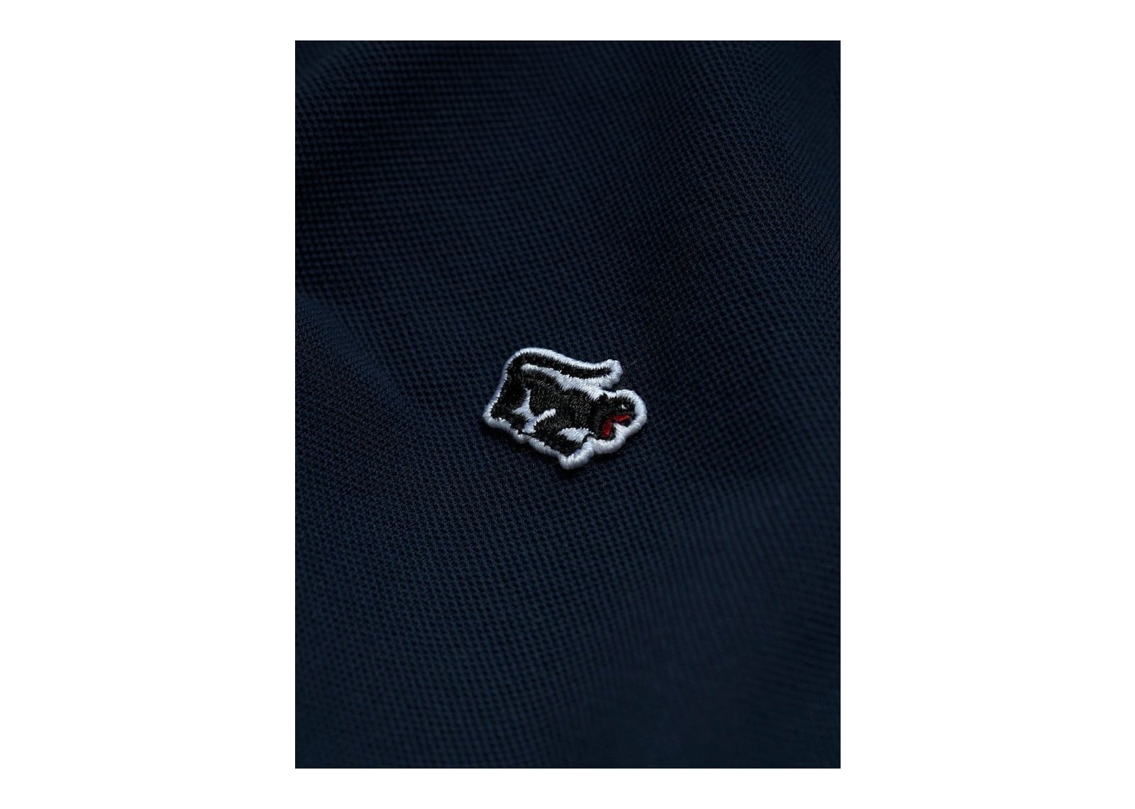 Denim Tears Pique Panther Long Sleeve Polo Navy - görsel 4