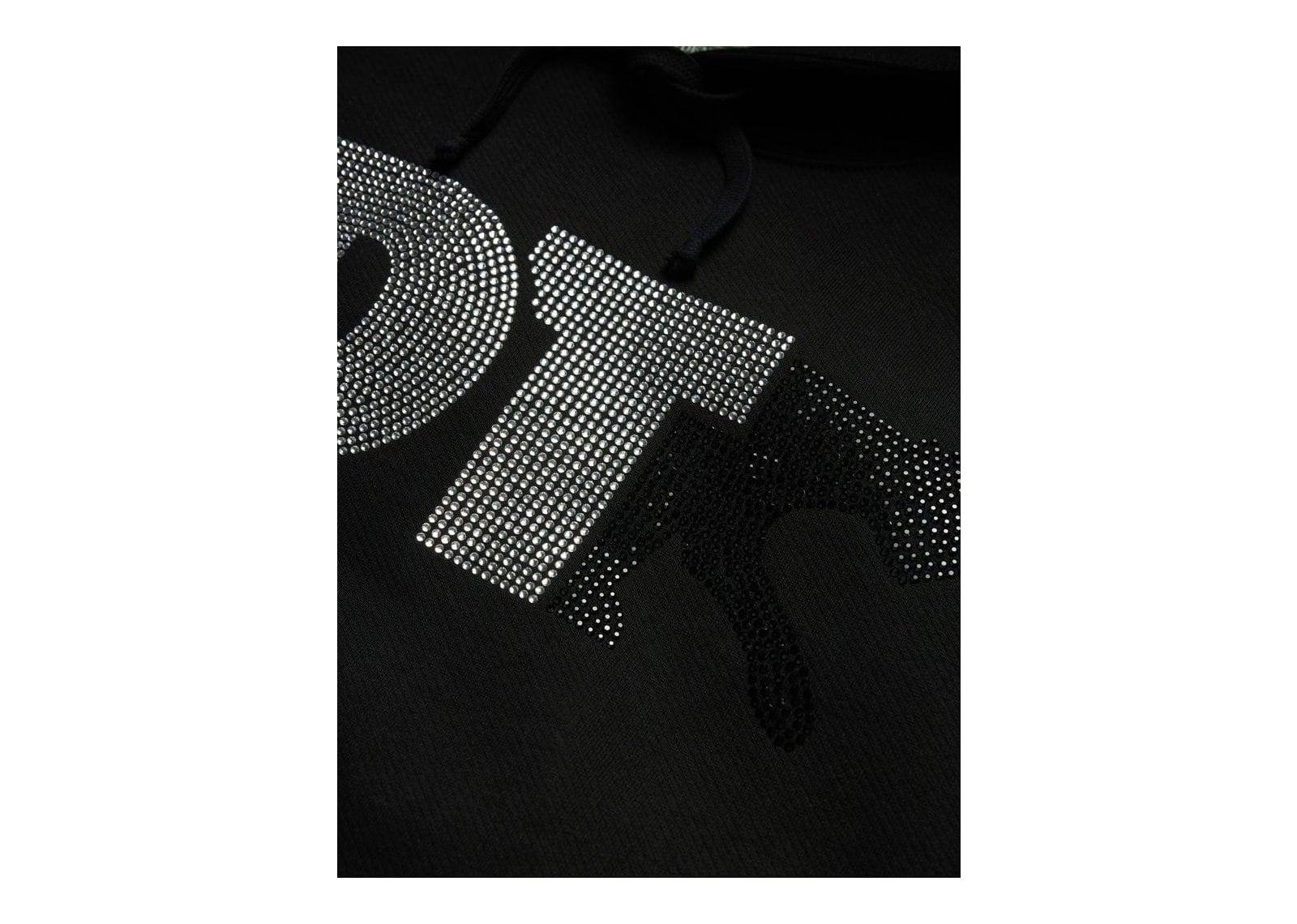 Denim Tears Rhinestone DT Panther Pullover Hoodie Black - görsel 4