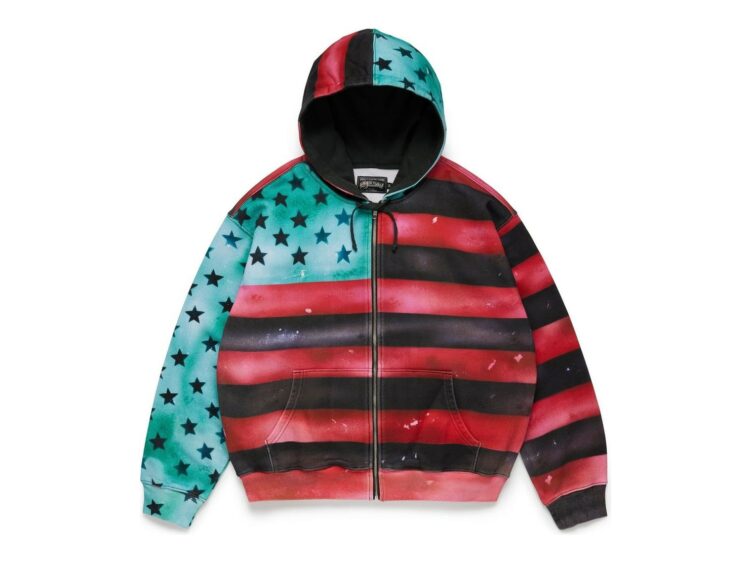 Denim Tears Spacebrat Flag Hoodie Multi