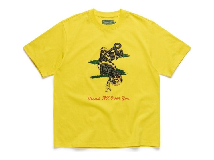 Denim Tears Tread All Over You Tee Yellow