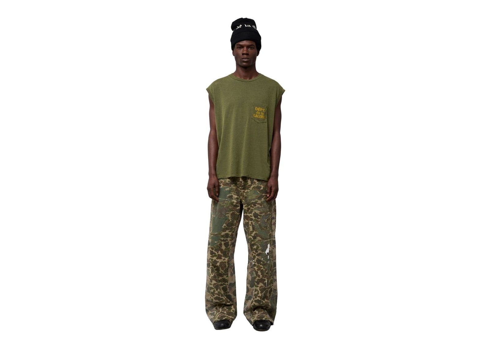 Gallery Dept. Augi Sleeveless Tee Army - görsel 3