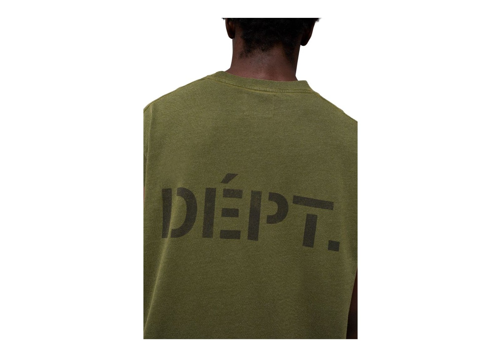 Gallery Dept. Augi Sleeveless Tee Army - görsel 6