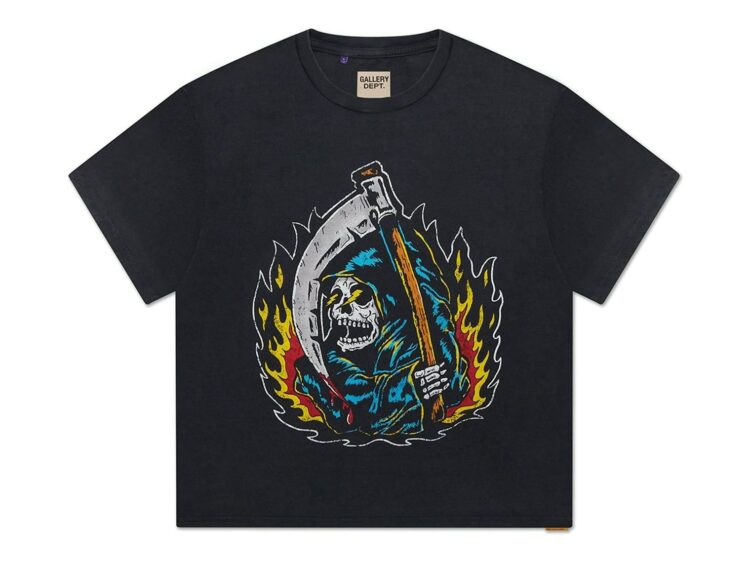 Gallery Dept. Big Reaper ATK Tee Vintage Black