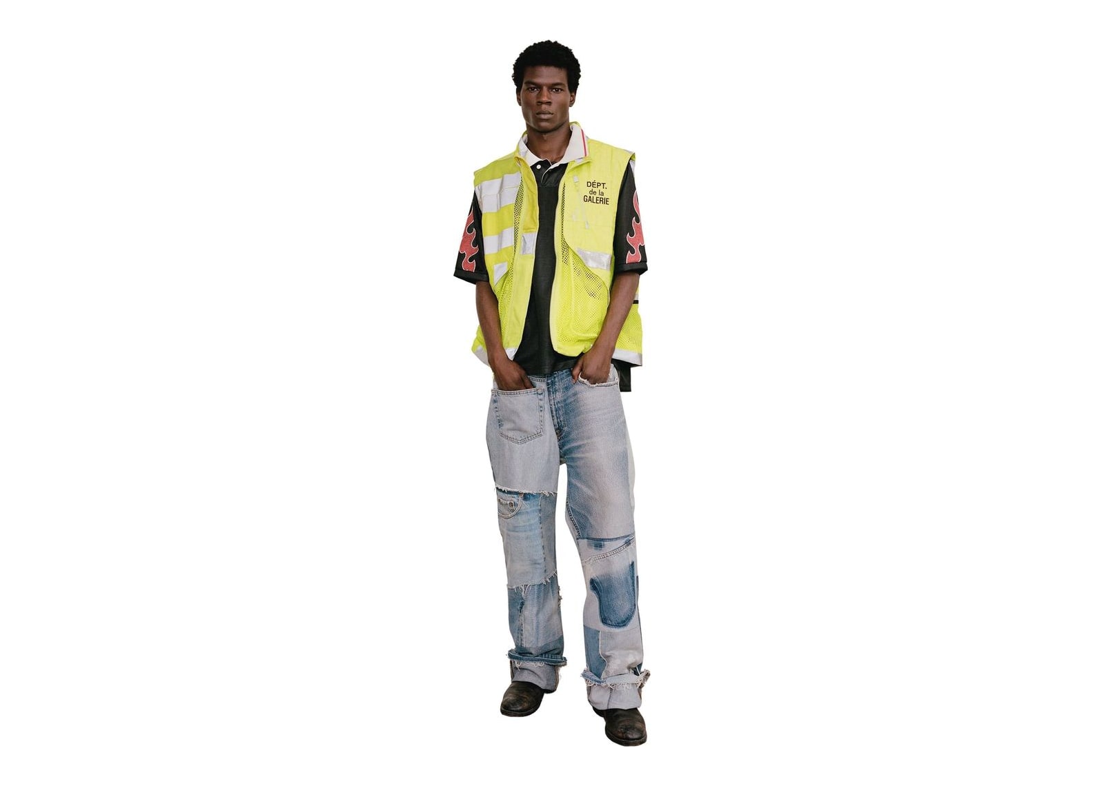 Gallery Dept. Composition Pant Mixed Denim - görsel 3
