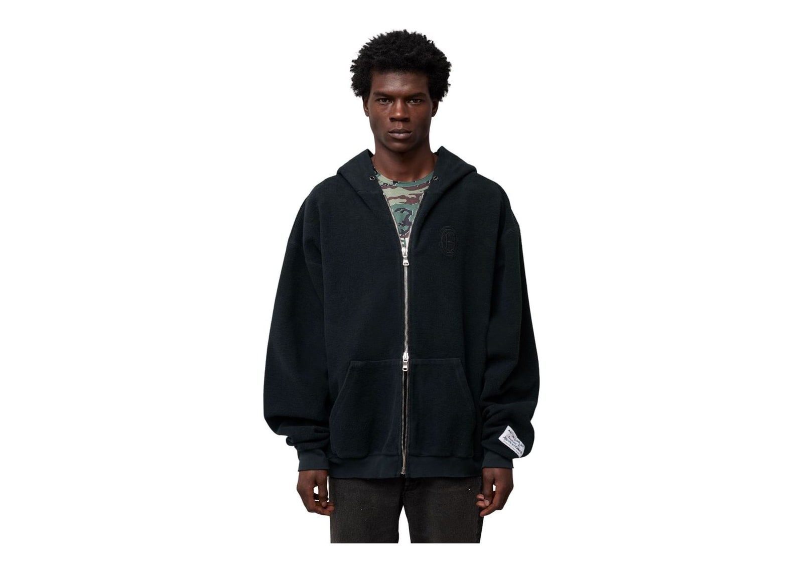 Gallery Dept. Deluxe Full Zip Washed Black - görsel 2