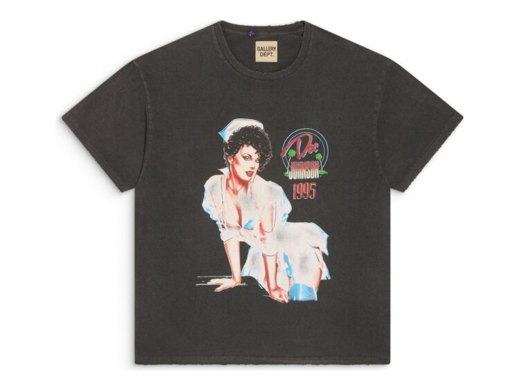 Gallery Dept. Doc Johnson: Sexy Tee Washed Black