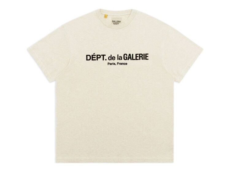 Gallery Dept. French Logo Lux Tee Heather Oatmeal
