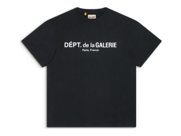 Gallery Dept. French Logo Lux Tee Washed Black