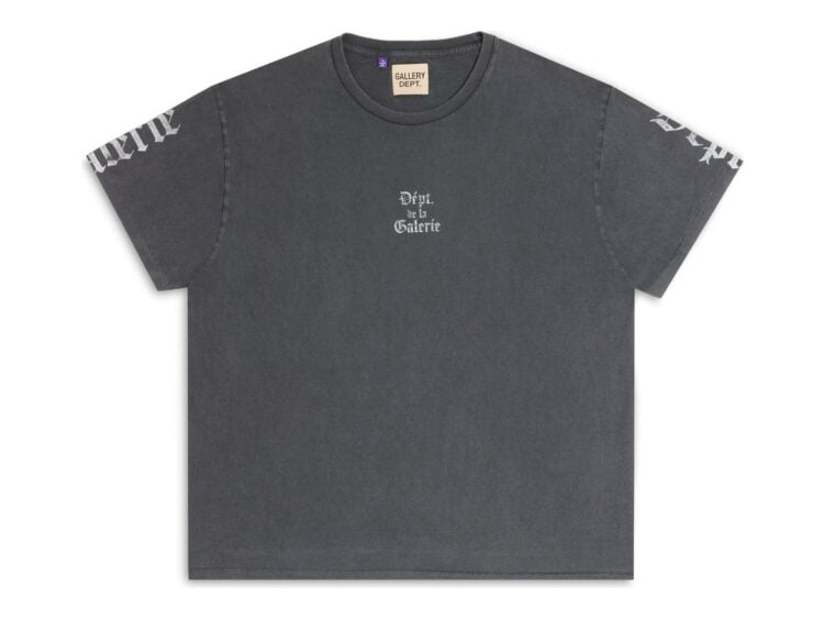 Gallery Dept. French Logo Old E Tee Black