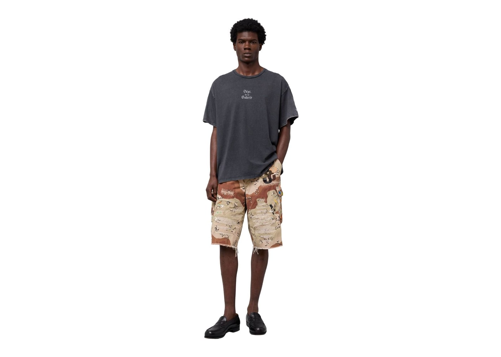 Gallery Dept. French Logo Old E Tee Black - görsel 3