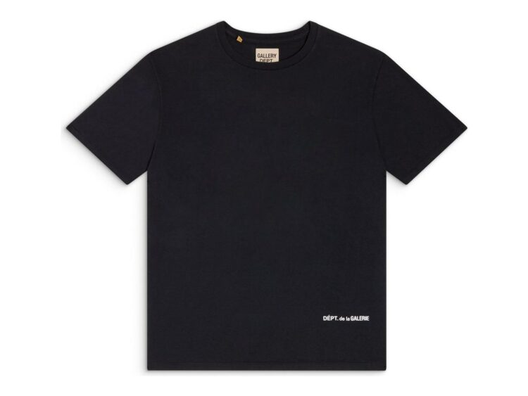 Gallery Dept. French Micro Logo Tee Washed Black