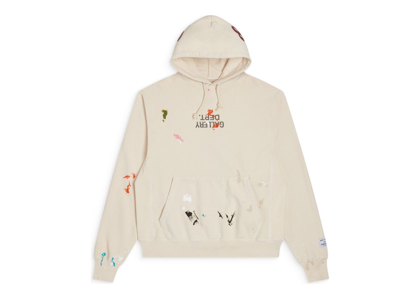 Gallery Dept. G-Patch Fucked Up Logo Hoodie Cream
