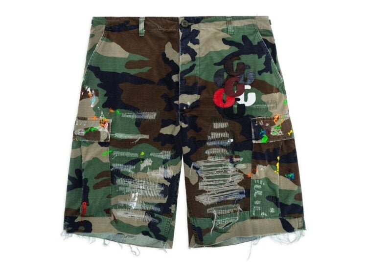 Gallery Dept. G Patch Woodland Camo Cargo Shorts Camo