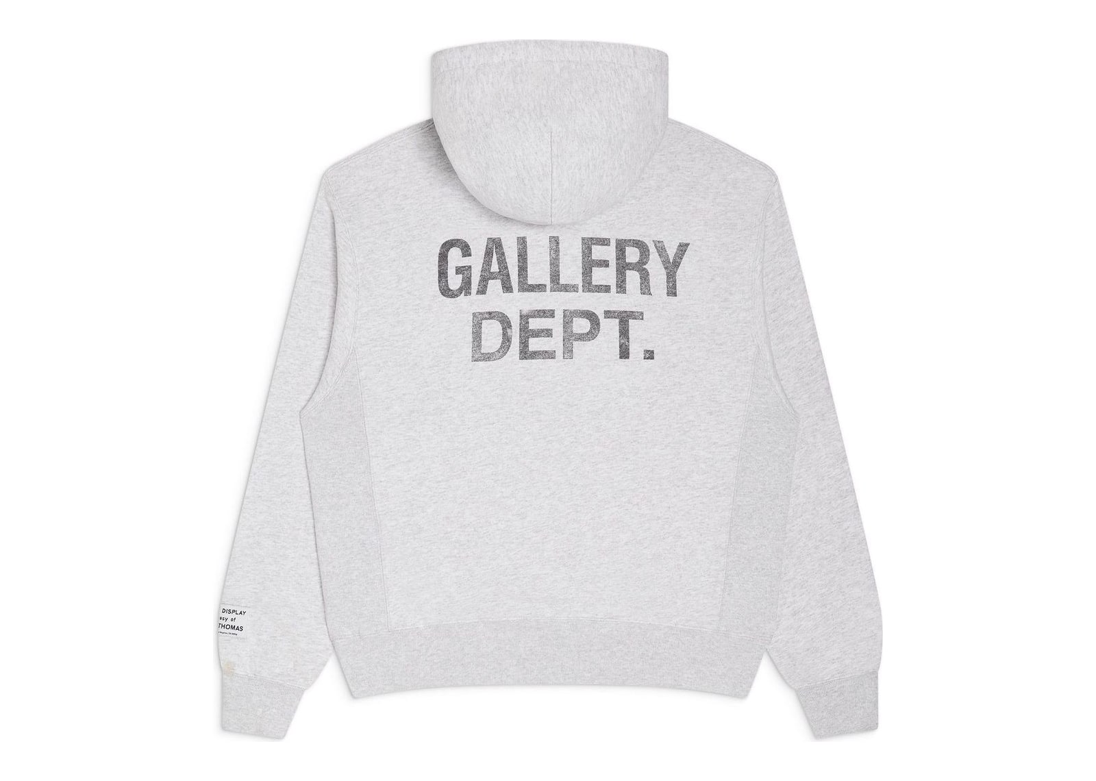 Gallery Dept. GD Paint Logo Hoodie Light Heather Grey - görsel 2