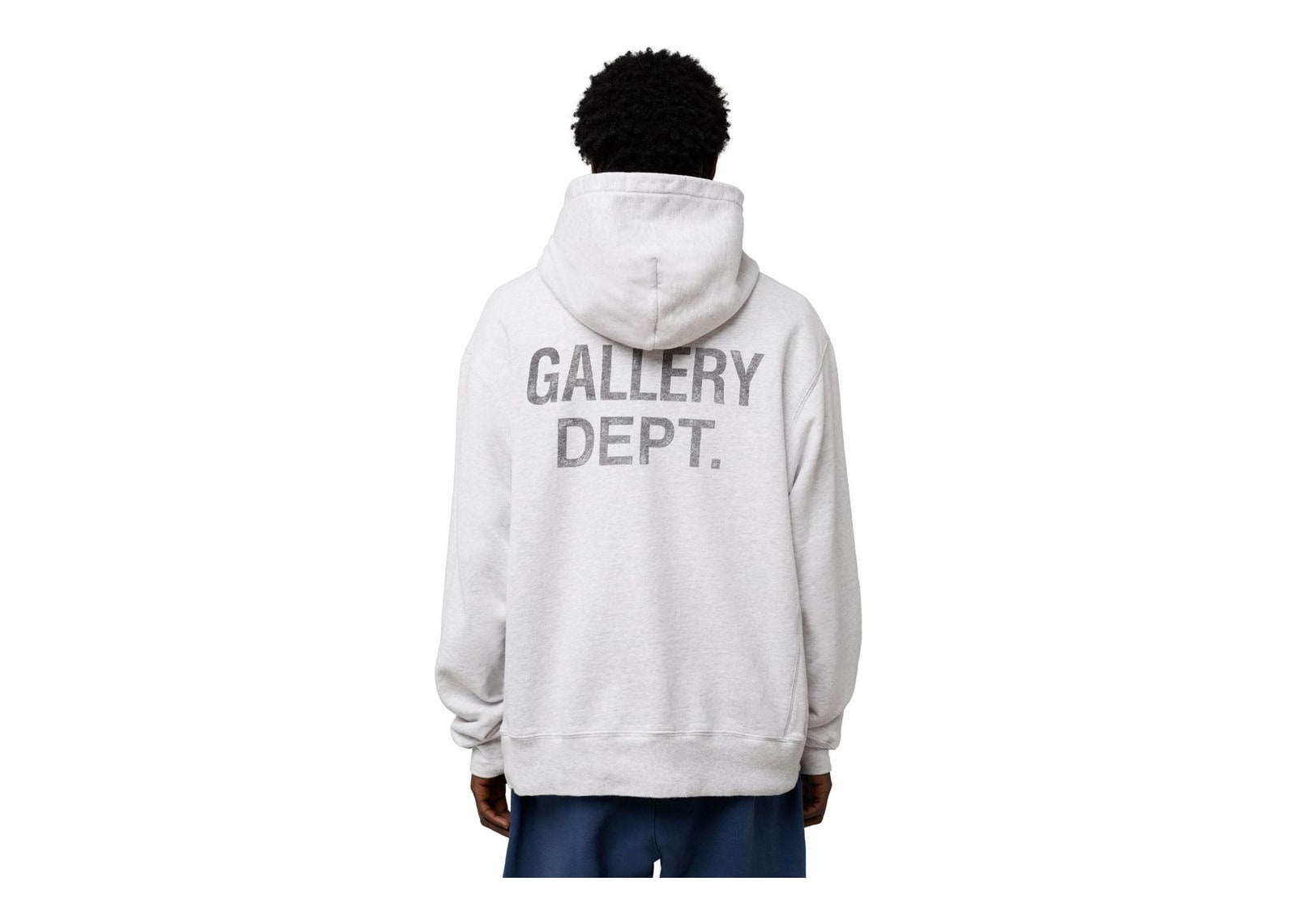 Gallery Dept. GD Paint Logo Hoodie Light Heather Grey - görsel 4