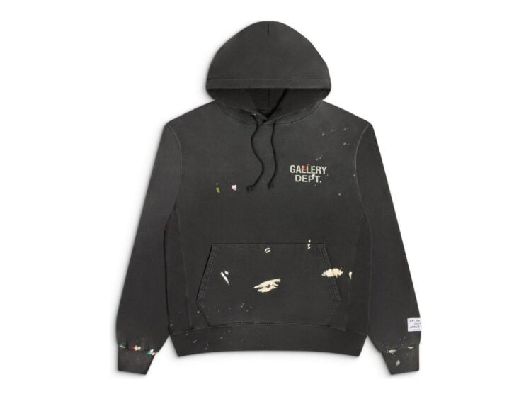 Gallery Dept. GD Paint Logo Hoodie Vintage Black