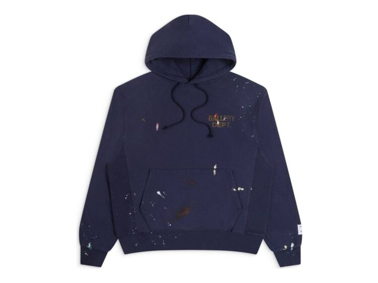 Gallery Dept. GD Paint Logo Hoodie Vintage Navy