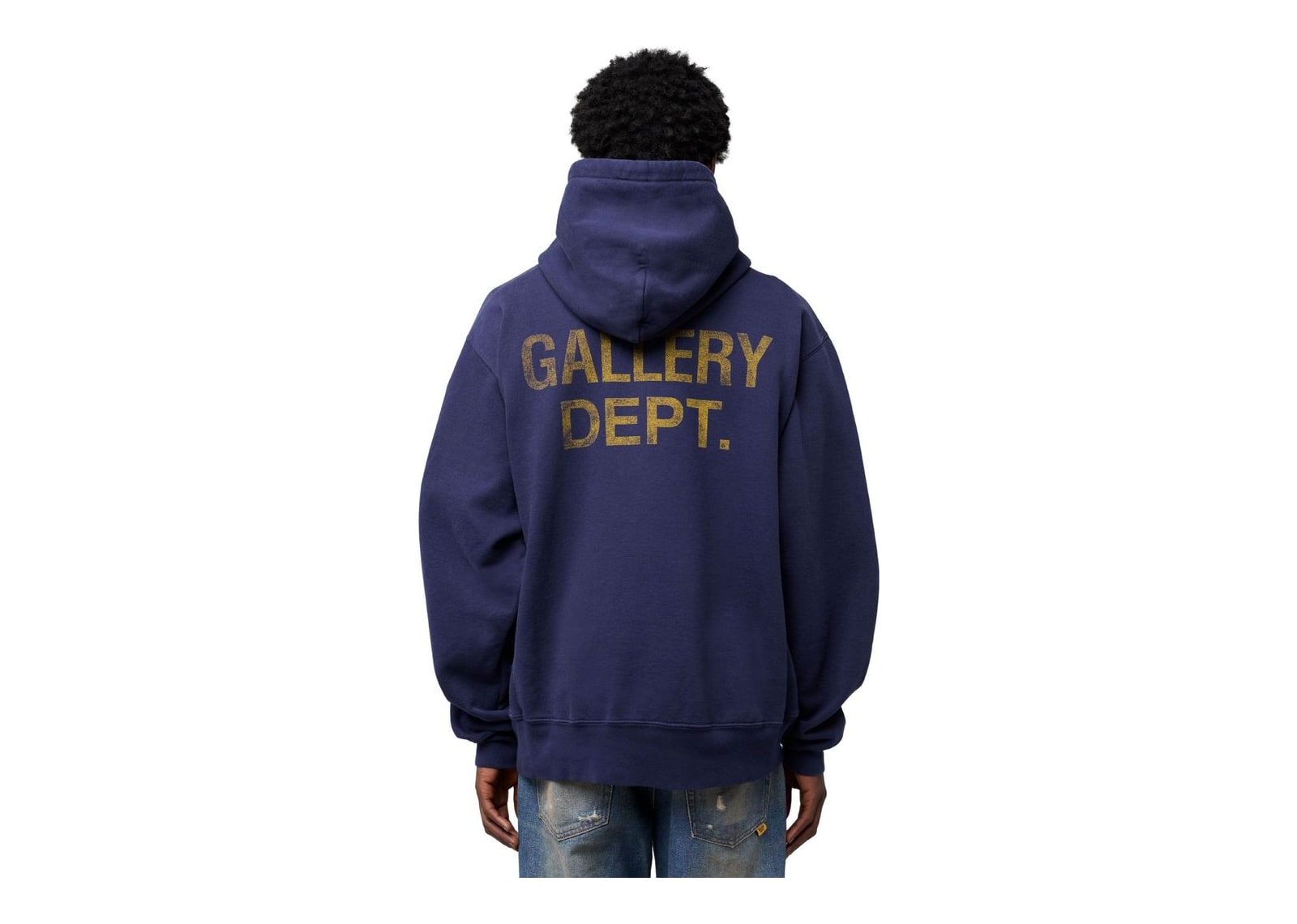 Gallery Dept. GD Paint Logo Hoodie Vintage Navy - görsel 4