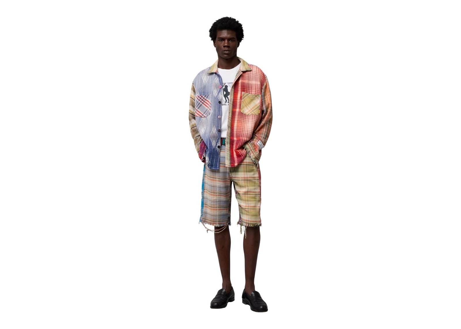 Gallery Dept. Marley Retouche Shorts Multi Plaid - görsel 11
