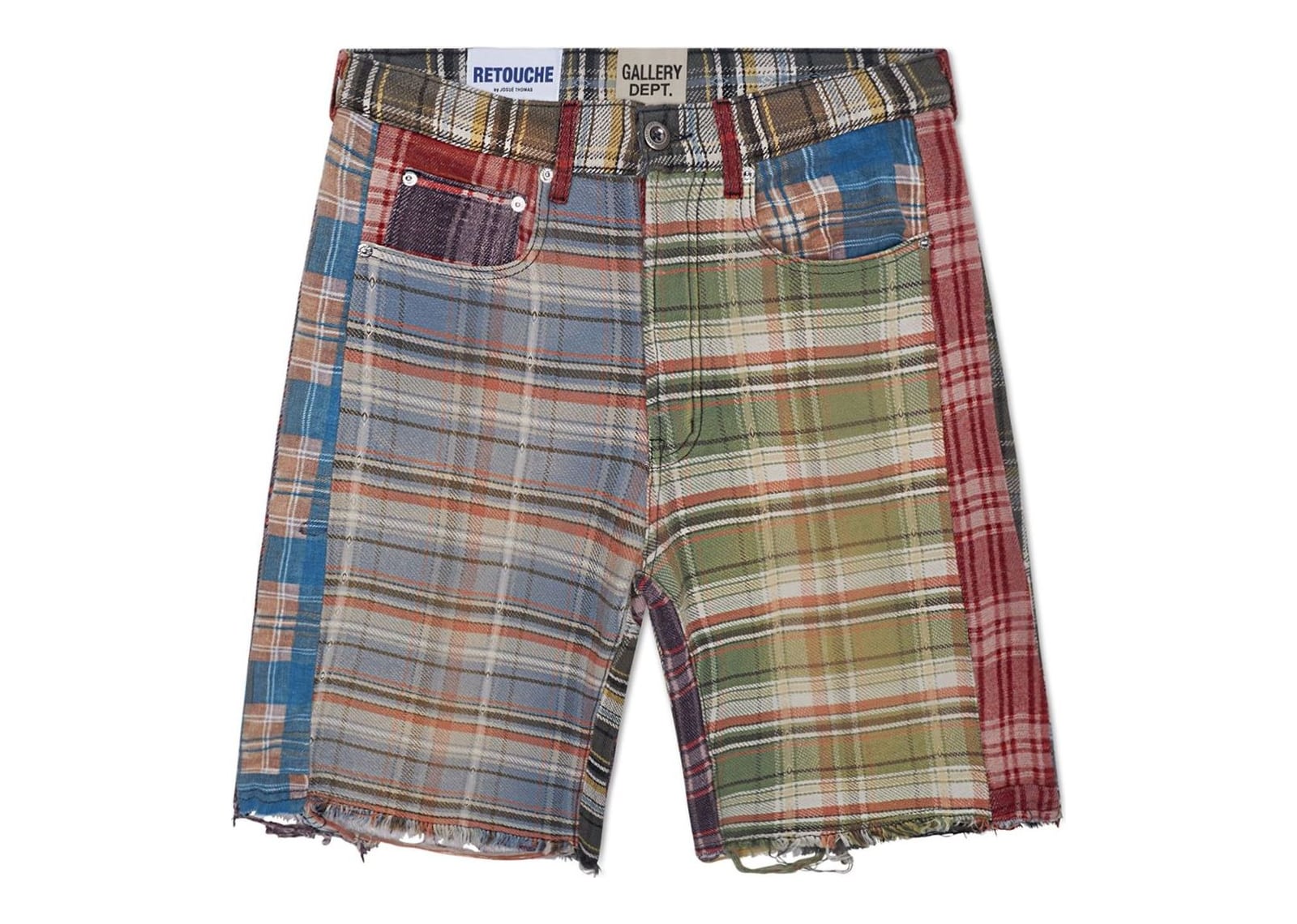 Gallery Dept. Marley Retouche Shorts Multi Plaid - görsel 5