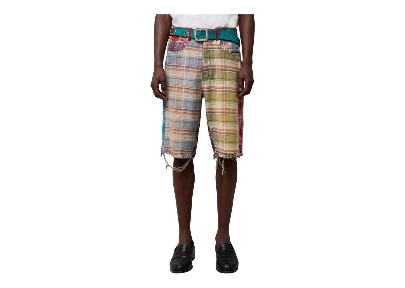 Gallery Dept. Marley Retouche Shorts Multi Plaid - görsel 7