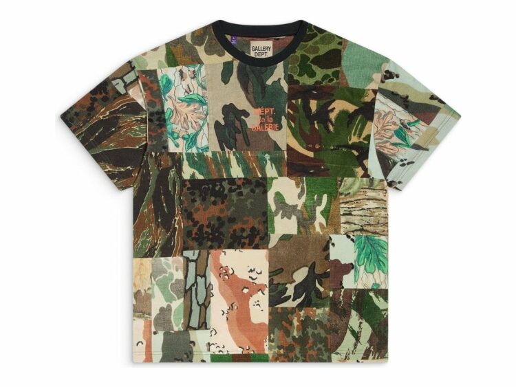 Gallery Dept. Mixed Camo Tee Printed Patchwork Camo