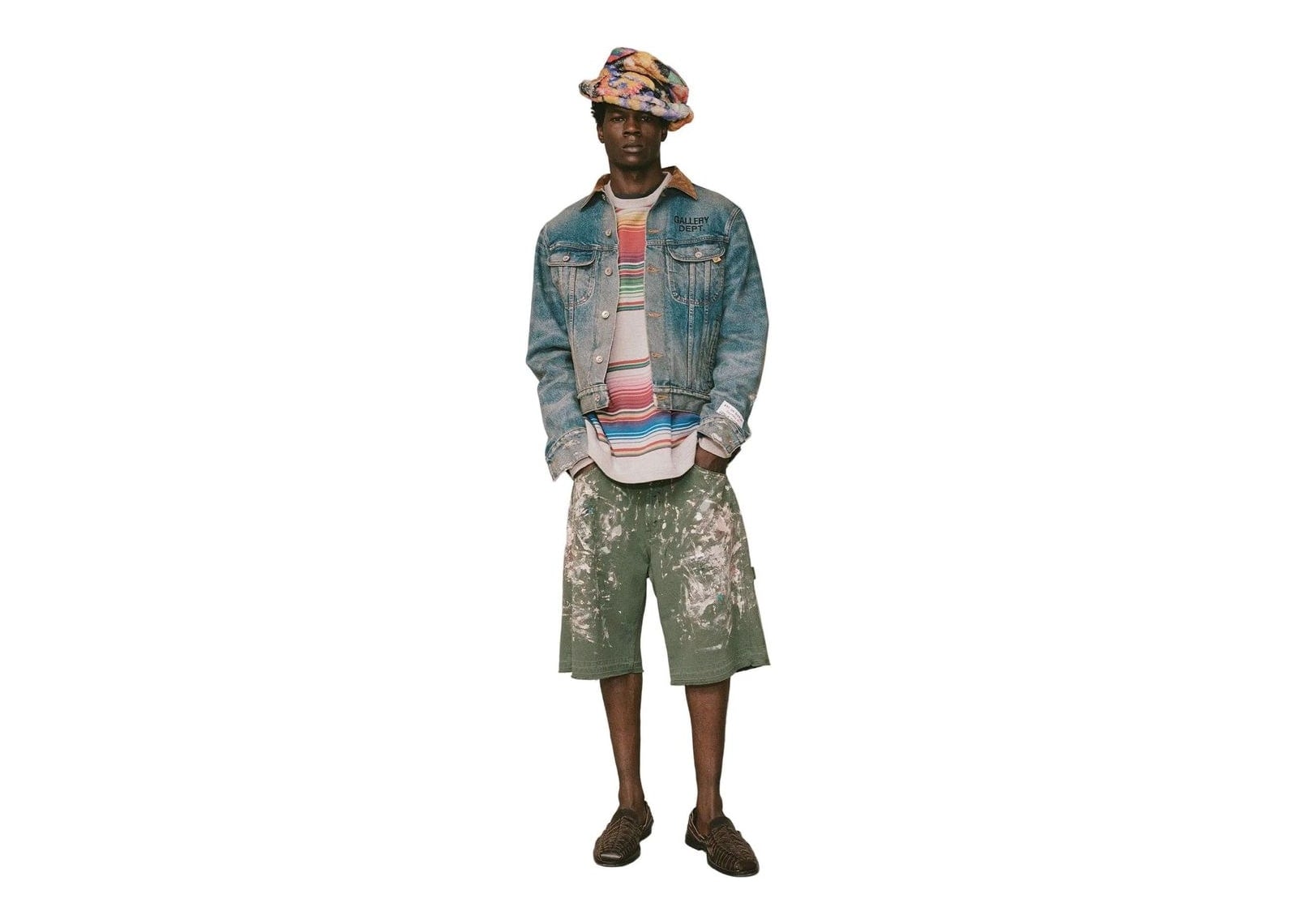 Gallery Dept. Platoon Painter Shorts Military - görsel 3